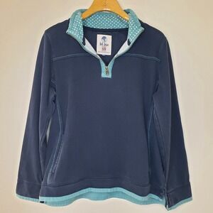 Fat Face The Airlie Womens 14 1/4‎ Zip Pullover Sweater Hiking Cabin Sustainable